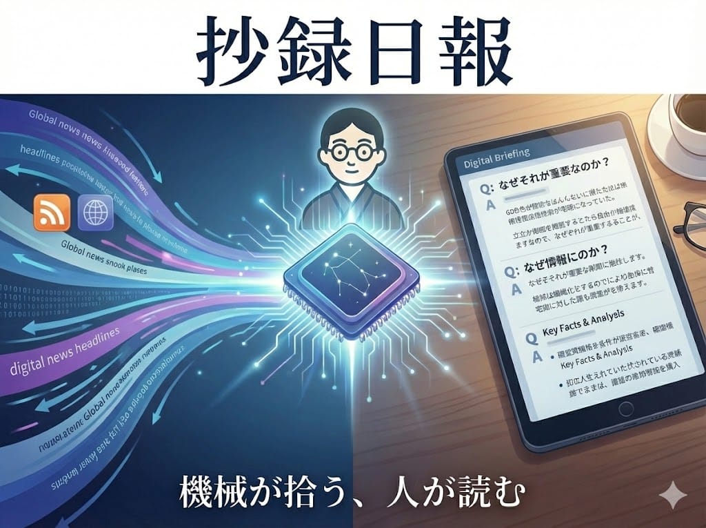 「抄録日報」を作った