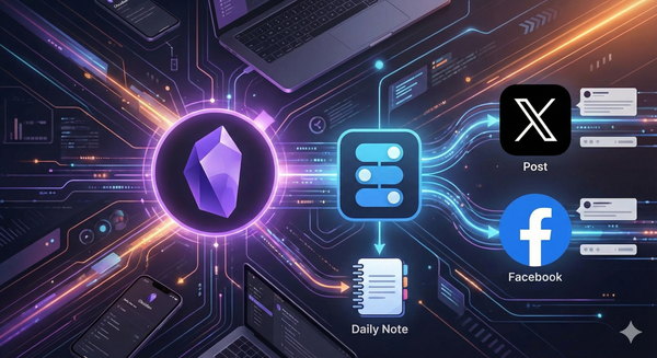 ObsidianからX(Twitter)とFacebookへ同時投稿しつつ、Daily Noteにもログを残す方法【IFTTT Pro版】